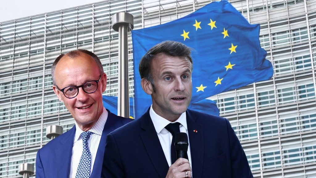 Macron und Merz für Schulterschluss zur Verteidigung Europas