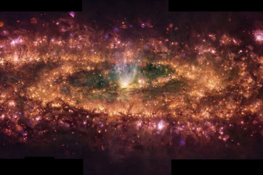 Wie gemalt mit Tausend Farben: Bild zeigt Galaxie-Details