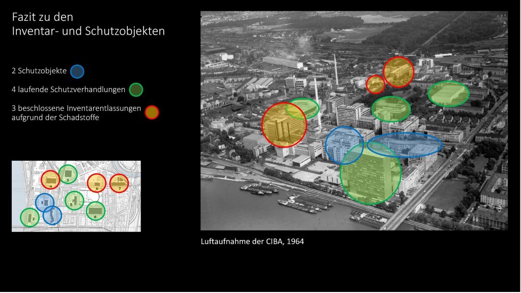 Diese drei Objekte gehören nicht mehr zum Inventar der schützenswerten Bauten
