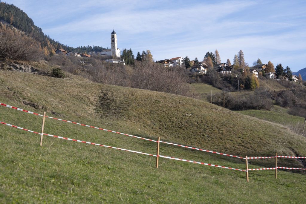 Oberhalb von Brienz GR kam es zu kleinen Felsstürzen