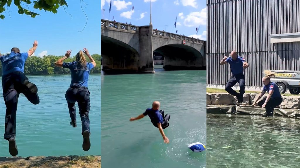 Diese Challenge lässt die Polizei baden gehen