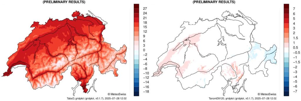 Weniger Sonnenschein und verbreitet mehr Regen im Juli