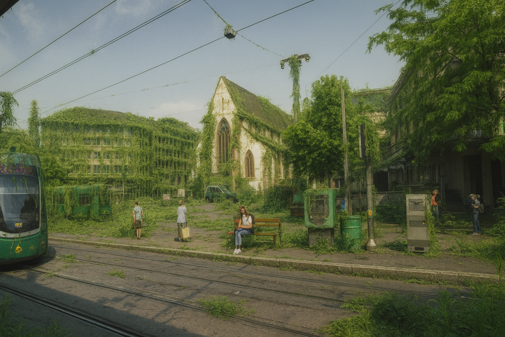 So sähe Basel aus, wenn sich die Natur die Stadt zurückerobern würde