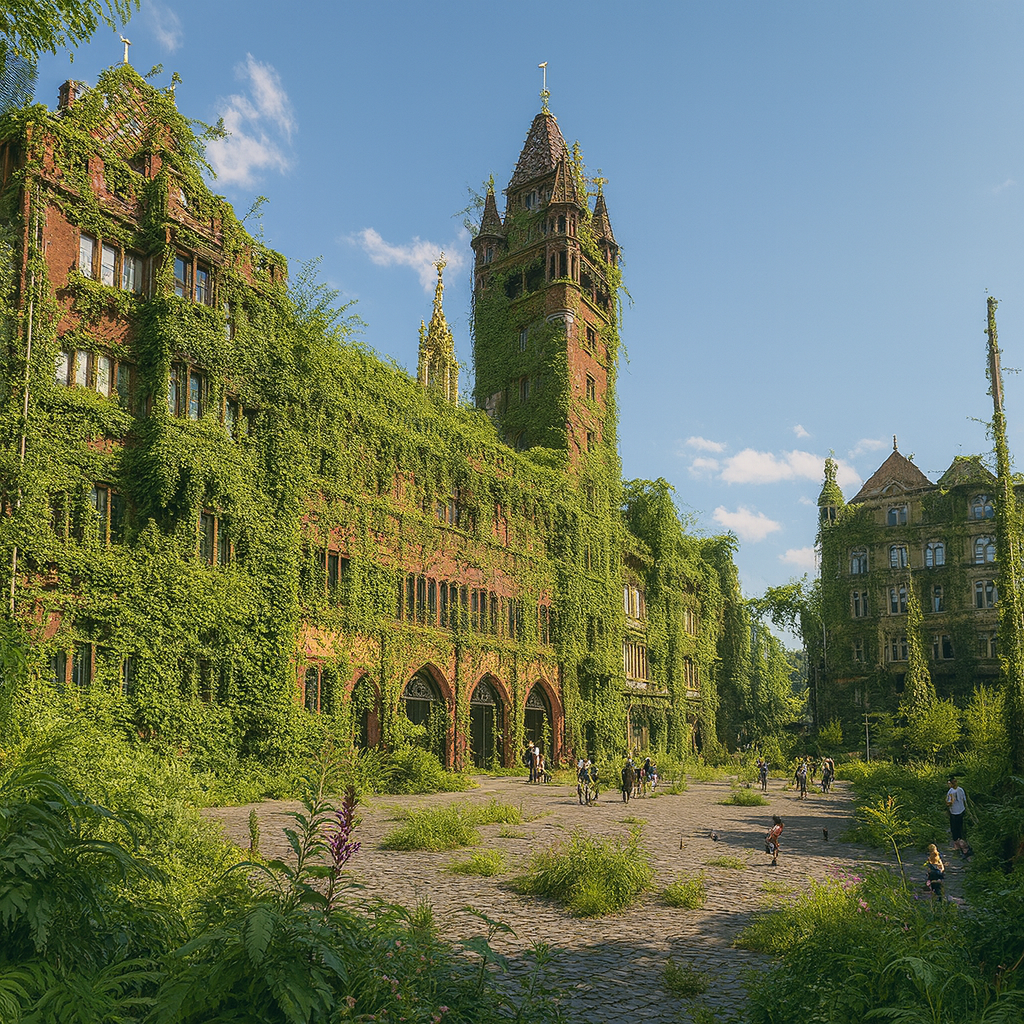 So sähe Basel aus, wenn sich die Natur die Stadt zurückerobern würde