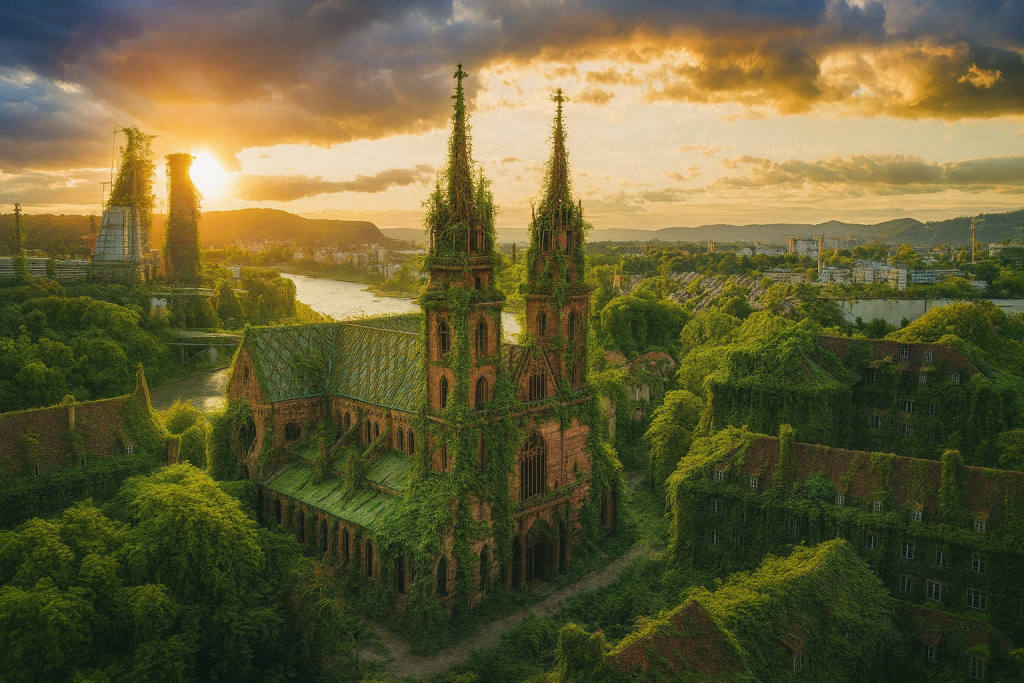So sähe Basel aus, wenn sich die Natur die Stadt zurückerobern würde