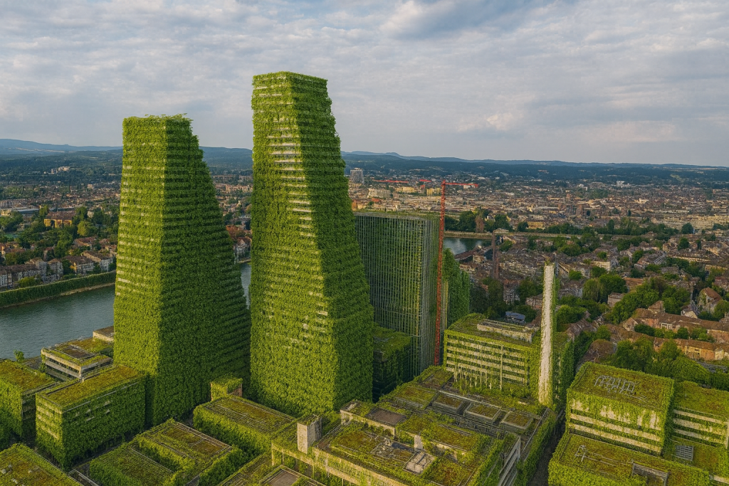 So sähe Basel aus, wenn sich die Natur die Stadt zurückerobern würde