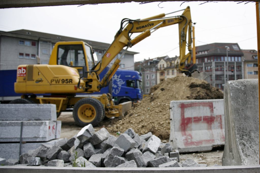 Kanton testet erste E-Baustelle in der Hegenheimerstrasse
