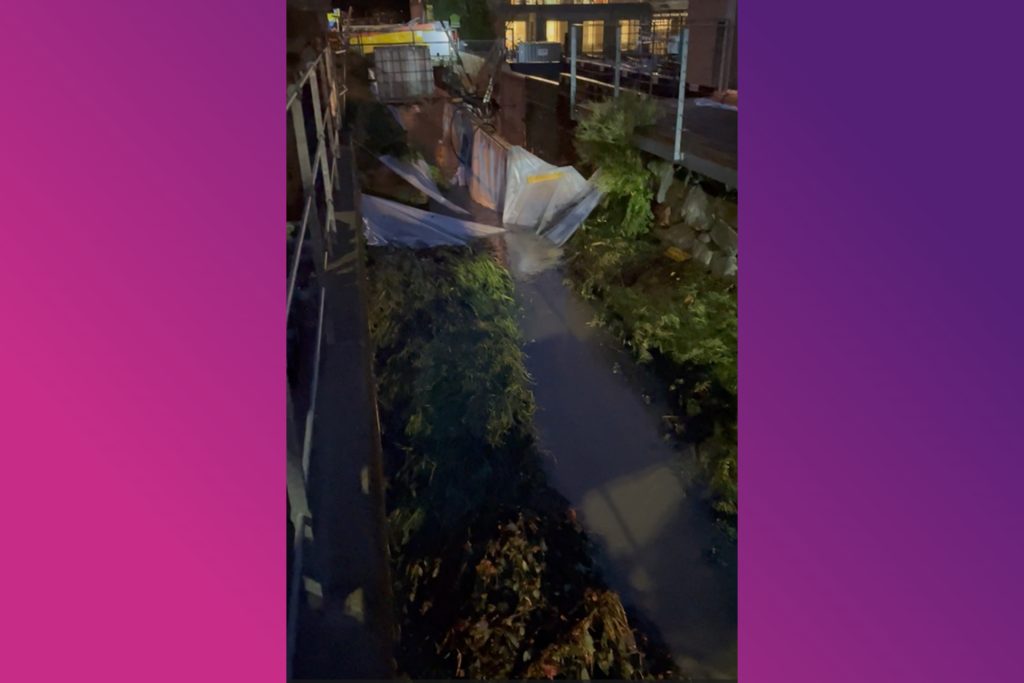 Dorenbach über Ufer getreten: Überschwemmung im Generationenhaus Neubad