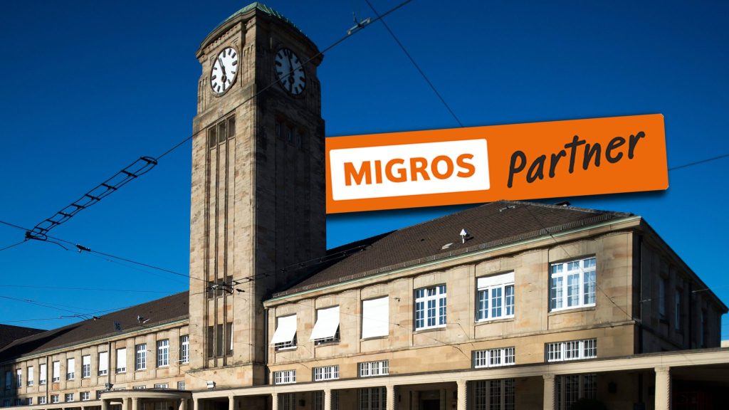 Im Badischen Bahnhof eröffnet ein Migros Partner