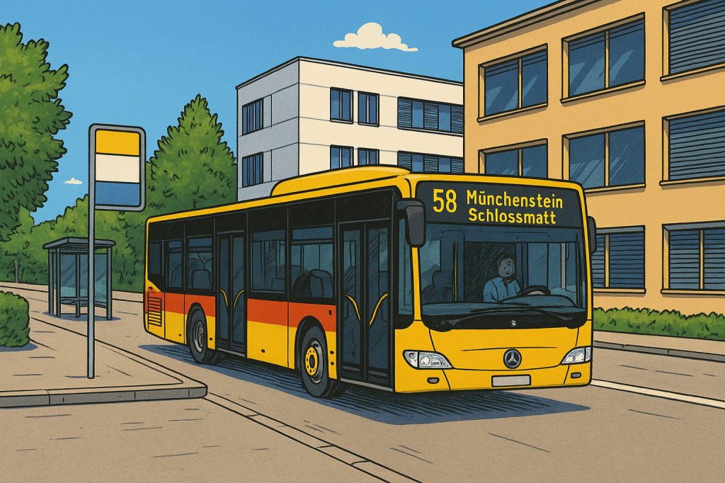 Neue Buslinie 58 verbindet Reinachs Randgebiete mit der Tramlinie 11
