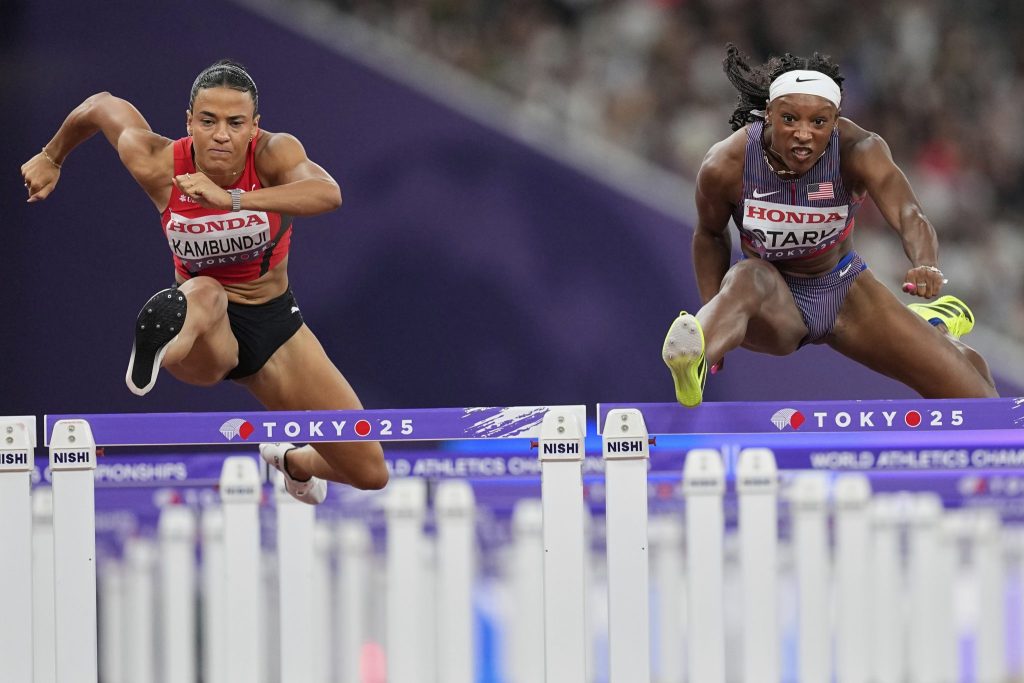 Sieg im 100-Meter-Hürdenlauf: Ditaji Kambundji wird sensationell Erste