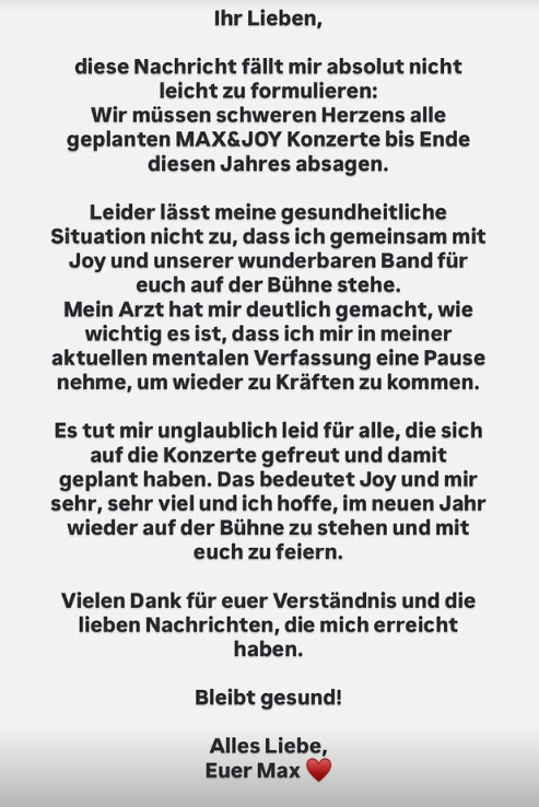 Max Herre sagt Konzert an der Baloise Session aus gesundheitlichen Gründen ab