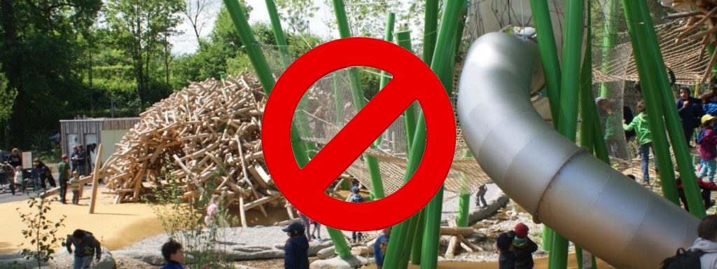 Spielplatz des Tierparks Lange Erlen vorübergehend geschlossen