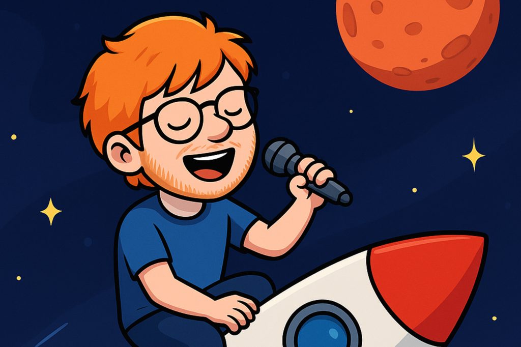 Ed Sheeran sollte im Weltall auftreten – sagt aber ab