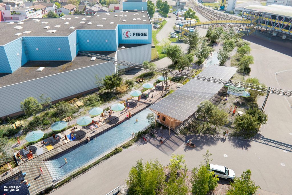 Wo heute Gleise sind: In Münchenstein entsteht der längste Naturpool der Schweiz