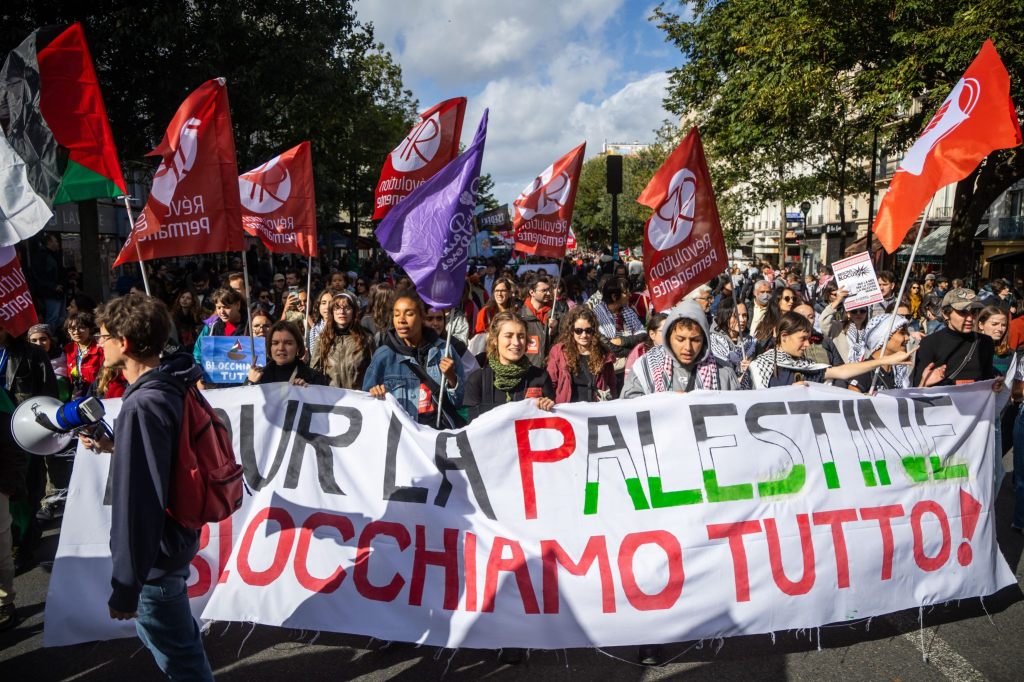 400’000 Menschen: Grossdemo in Rom gegen Israels Flottillen-Stopp