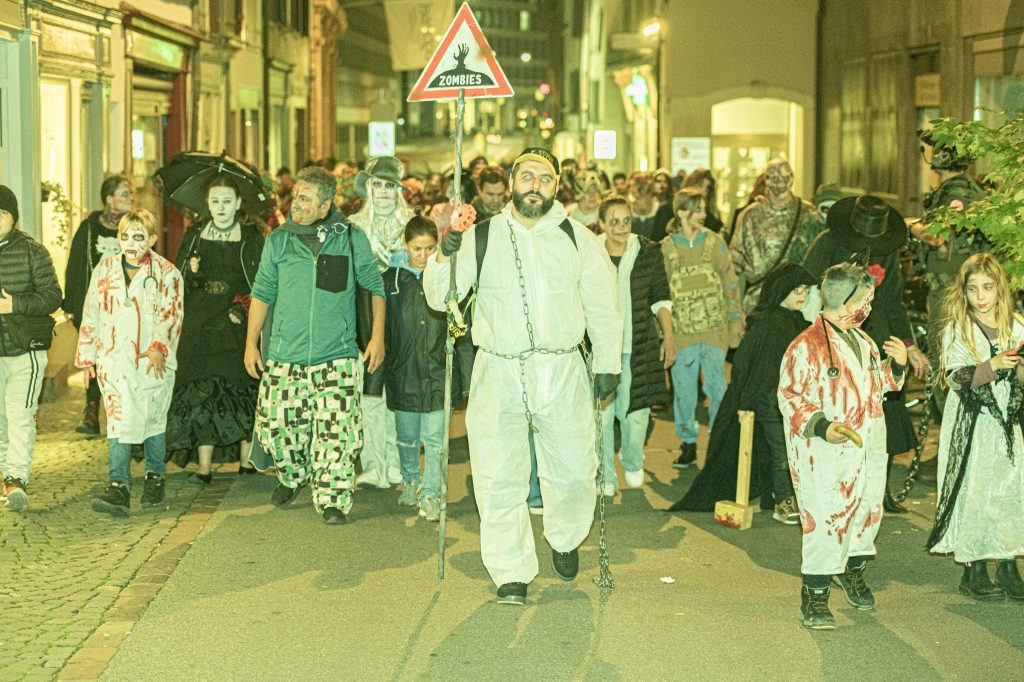 An Allerheiligen sind in Basel die Zombies los