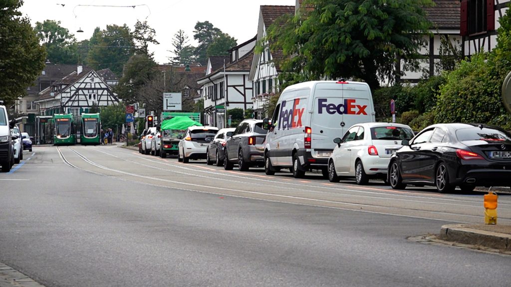 «Leute kommen nicht»: Allschwiler Gewerbe ächzt unter Verkehrschaos