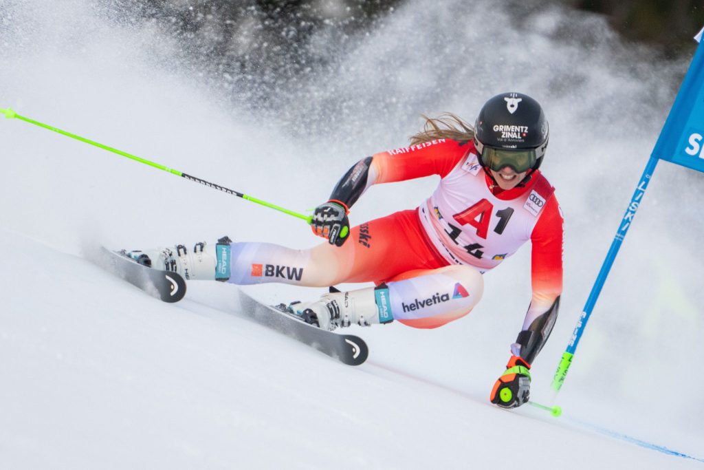 Camille Rast schafft im Riesenslalom den Sprung aufs Podest