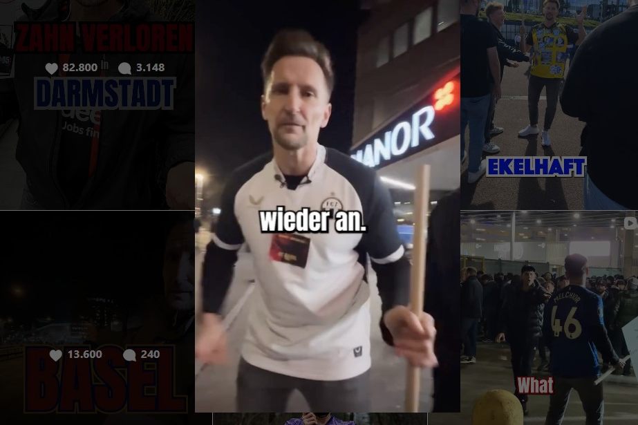 Im FCZ-Trikot vor dem Joggeli: Ein Provokateur mit einer Botschaft