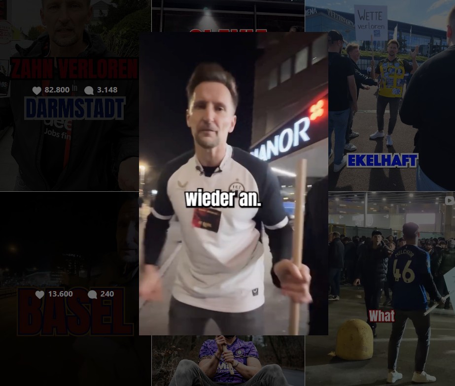 Im FCZ-Trikot vor dem Joggeli: Ein Provokateur mit einer Botschaft