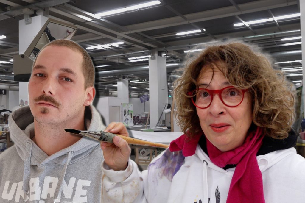 Frierende Laternenmaler in der Messehalle: «Es ist schlicht und einfach zu kalt»