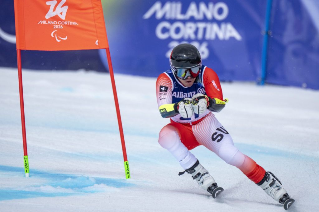 Robin Cuche zum Paralympics-Abschluss mit Slalom-Bronze