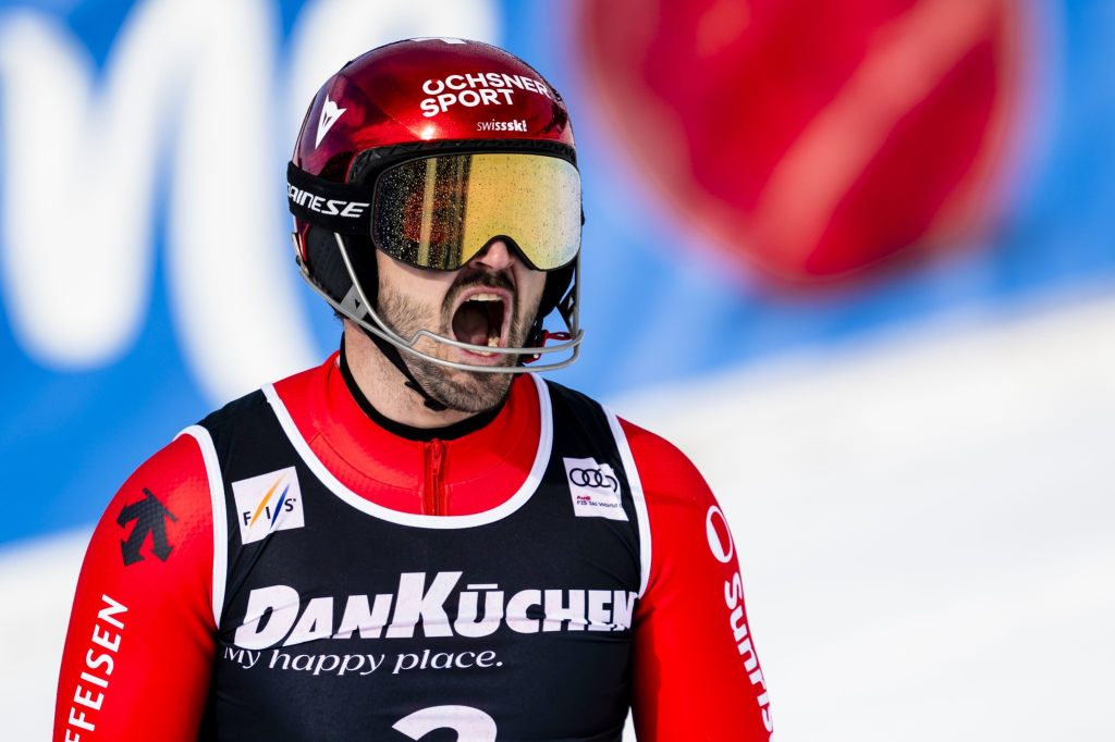 Loïc Meillard belegt im Slalomfinale den zweiten Platz